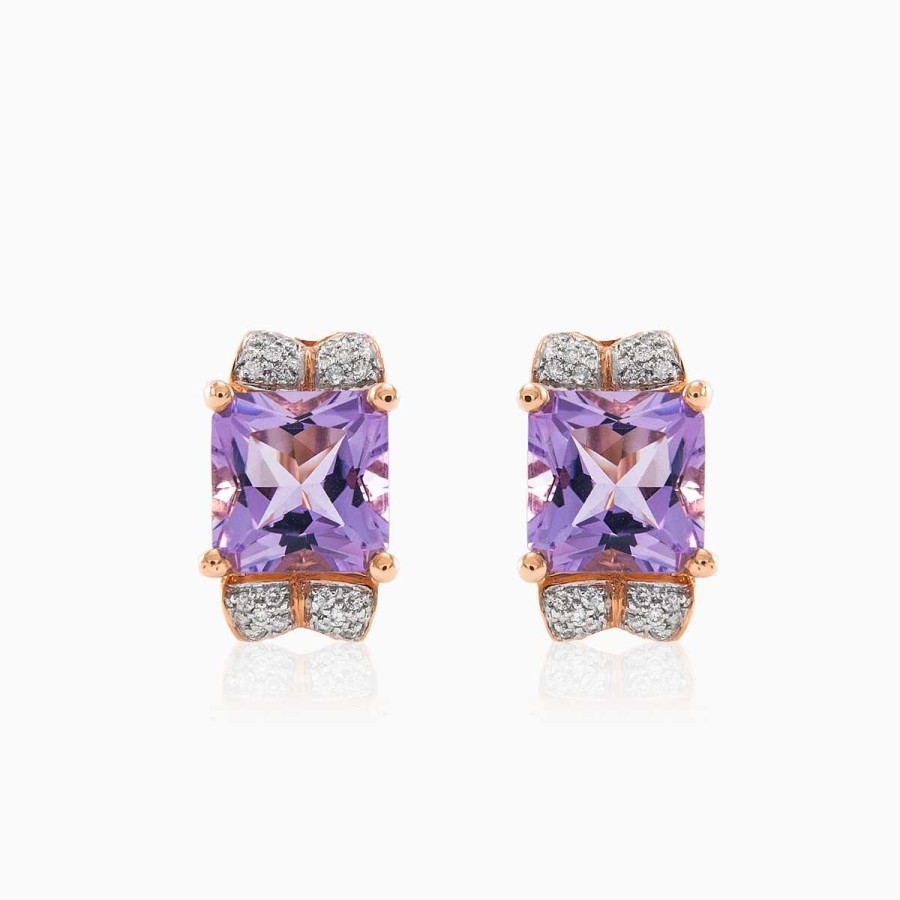 Woman Monte Cristo | Royal Amethyst Earrings