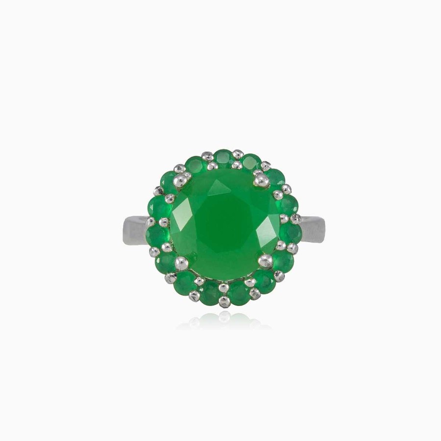 Woman Monte Cristo | Antique Jade Ring