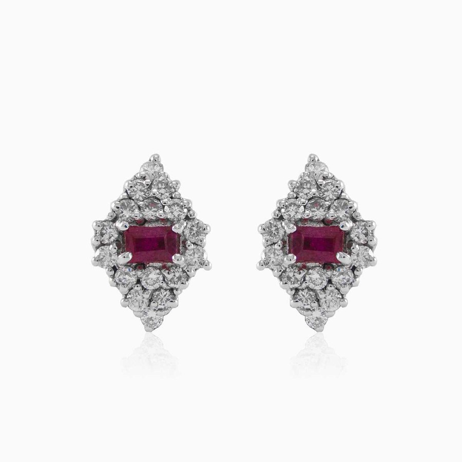 Woman Monte Cristo | Luxury Ruby Earrings