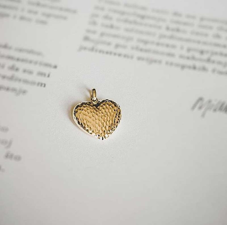 Woman Monte Cristo | Double Sided Heart Pendant