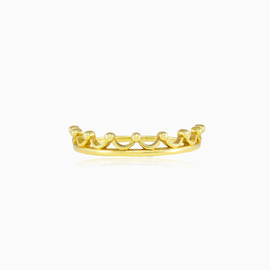 Woman Monte Cristo | Gold Crown Ring