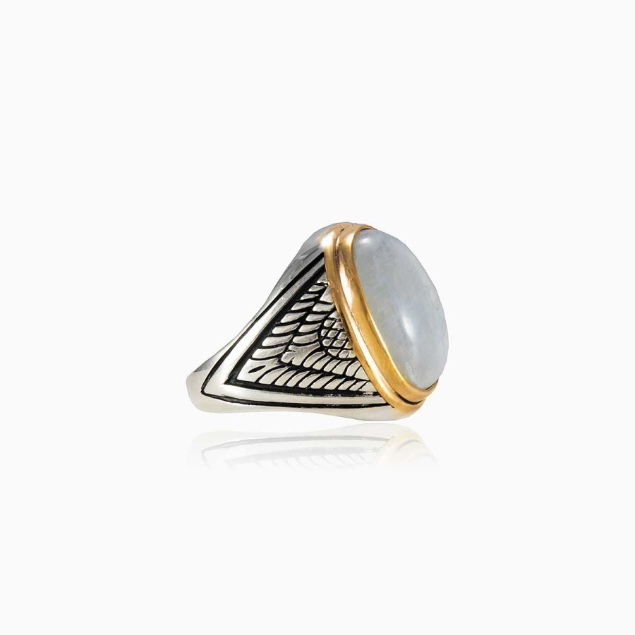 Woman Monte Cristo | White Agate Ring