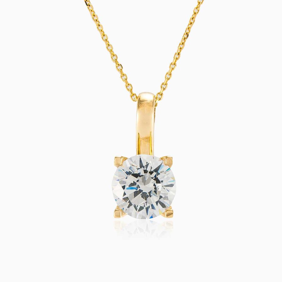 Woman Monte Cristo | Solitaire Crystal Pendant