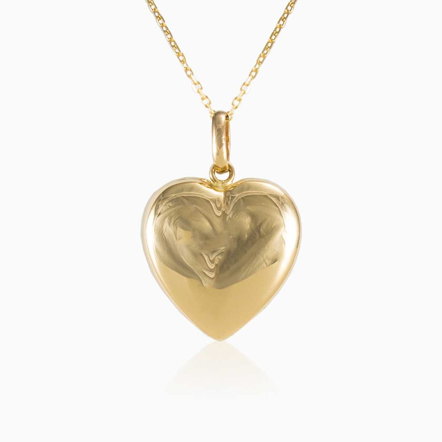 Woman Monte Cristo | Plain Heart Pendant