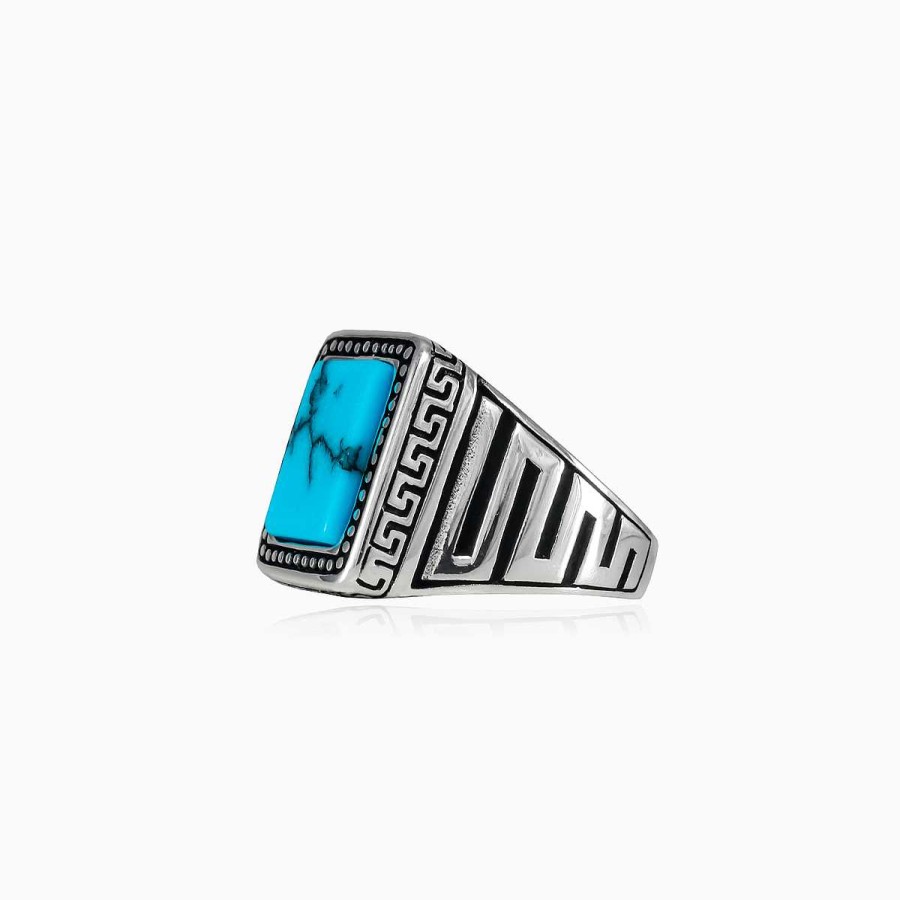 Man Monte Cristo | Dot Turquoise Ring