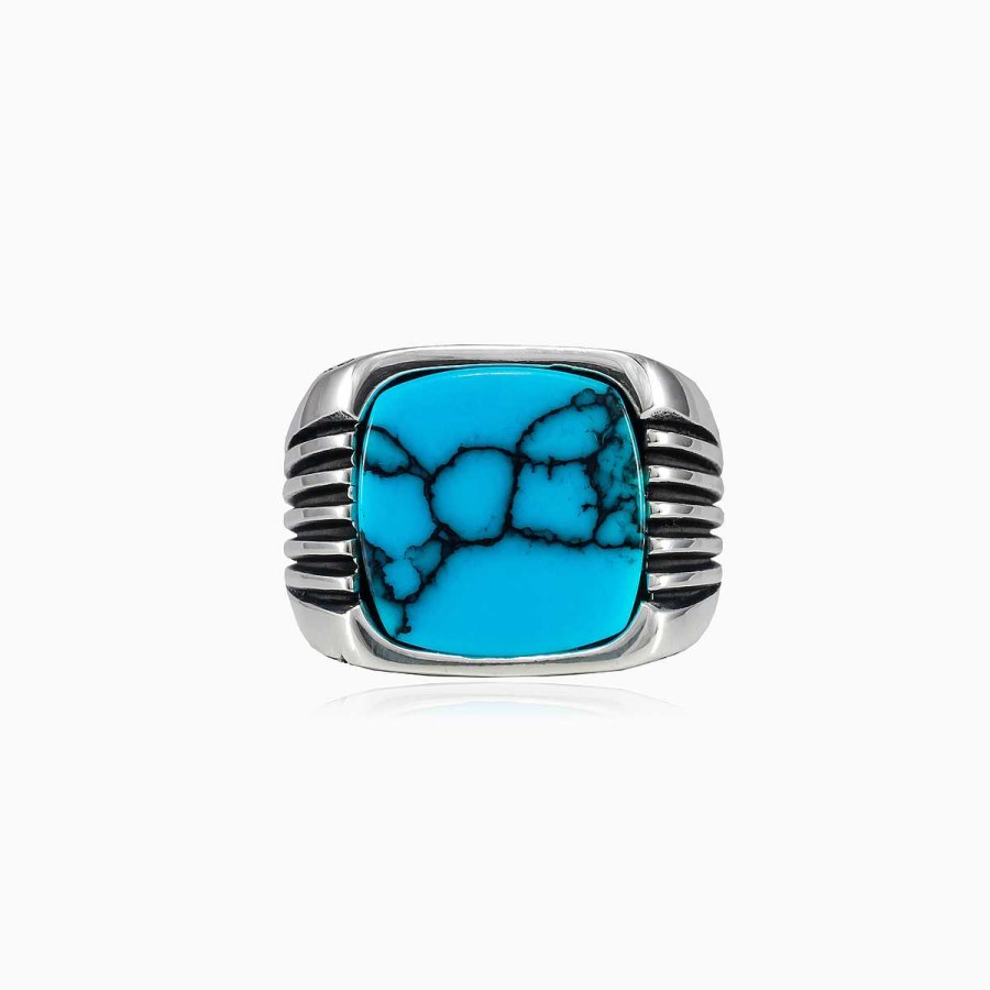 Man Monte Cristo | Retro Turquoise Ring