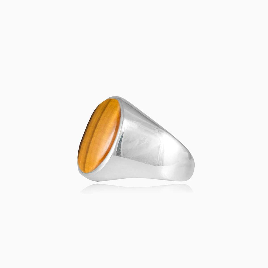 Man Monte Cristo | Plain Tiger Eye Ring