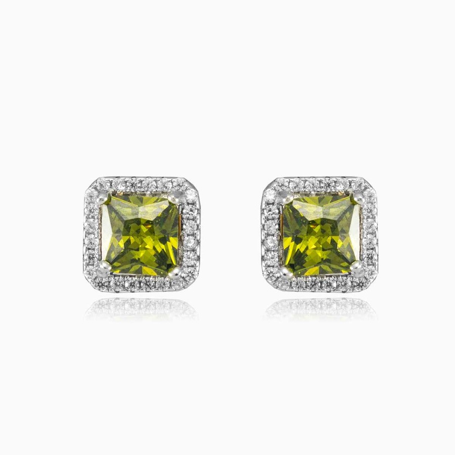 Woman Monte Cristo | Princess Moldavite Earrings