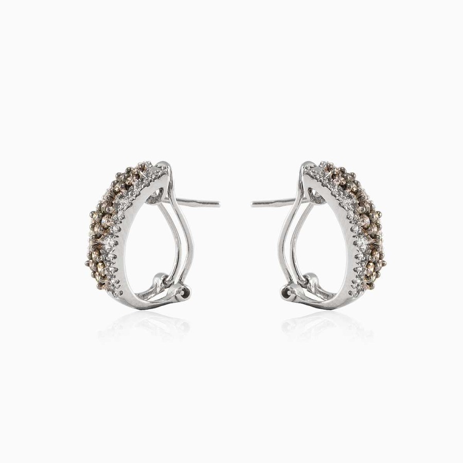 Woman Monte Cristo | Champagne Diamond Earrings