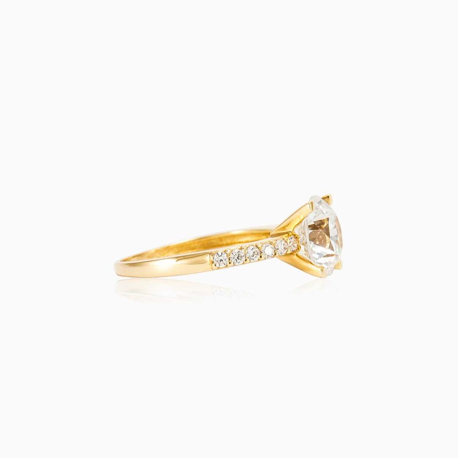 Woman Monte Cristo | Big Accent Gold Ring