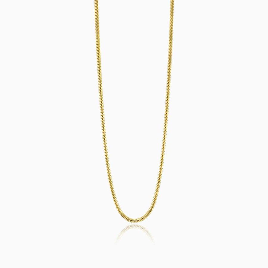 Woman Monte Cristo | Gold Plated Snake Chain