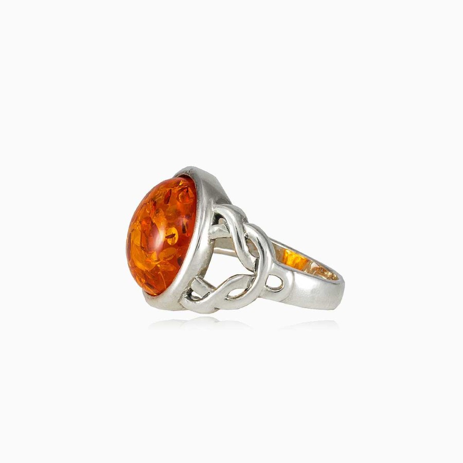 Woman Monte Cristo | Round Amber Ring