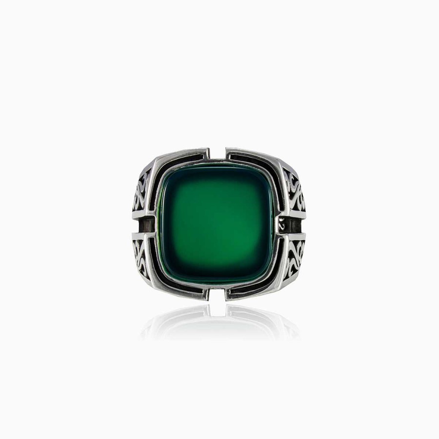 Man Monte Cristo | Oriental Jade Ring