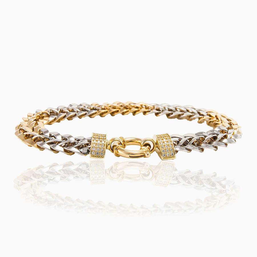 Woman Monte Cristo | Yellow & White Gold Bracelet