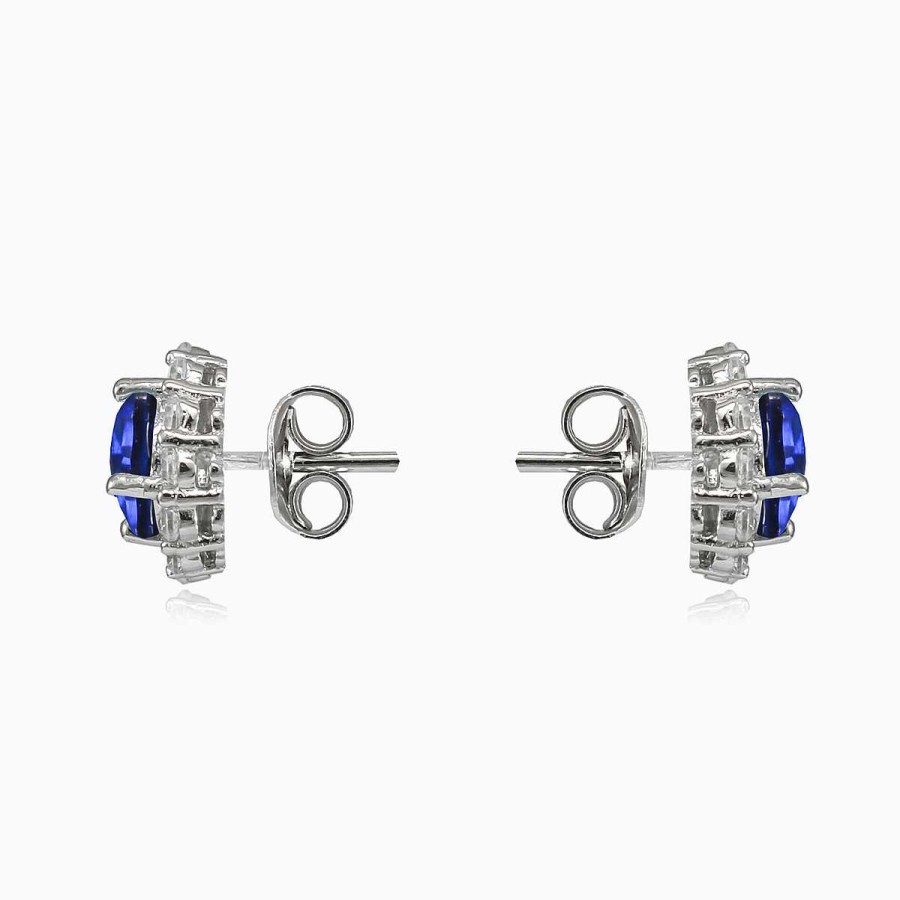 Woman Monte Cristo | Royal Blue Quartz Studs