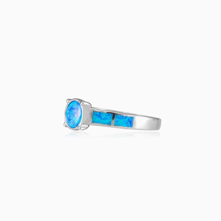 Woman Monte Cristo | Hip Blue Opal Ring