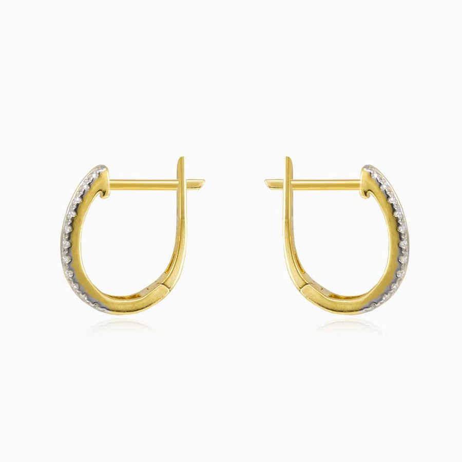 Woman Monte Cristo | Gold And Diamond Earrings