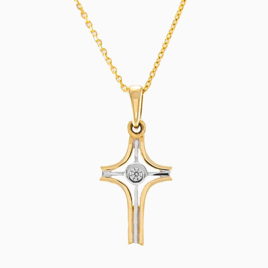 Woman Monte Cristo | Small Cross Pendant