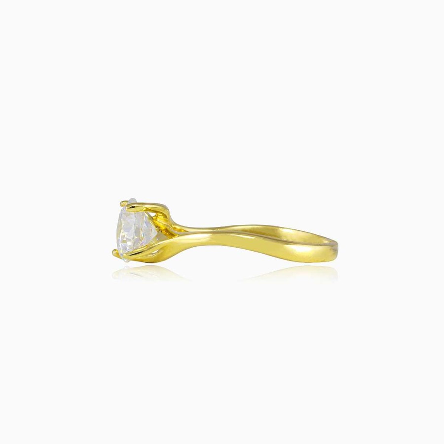 Woman Monte Cristo | Tilt Gold Ring