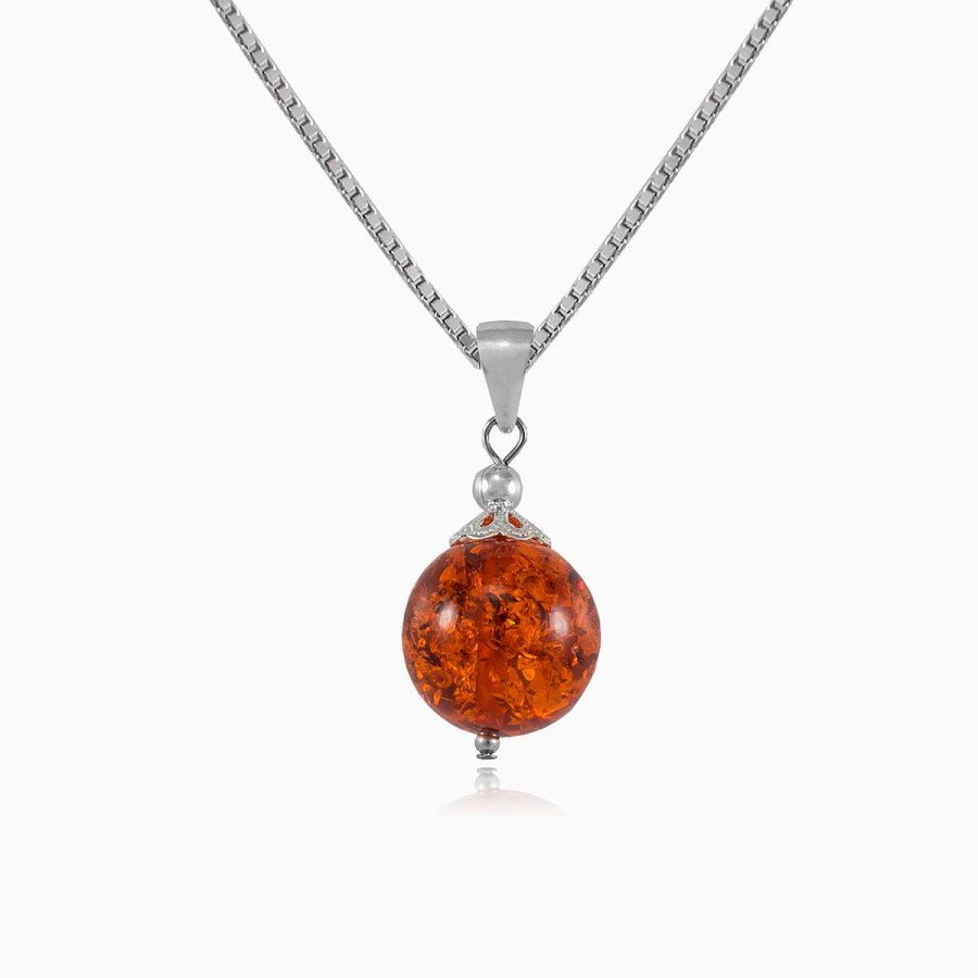 Woman Monte Cristo | Amber Ball Pendant