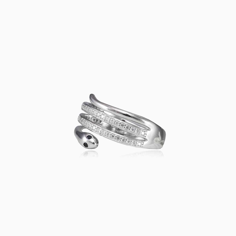 Woman Monte Cristo | Triple Round Snake Ring