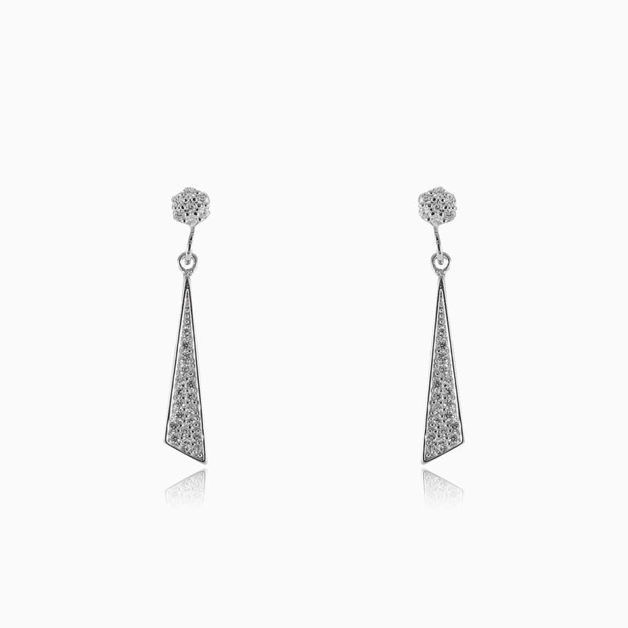 Woman Monte Cristo | Long Pyramid Earrings