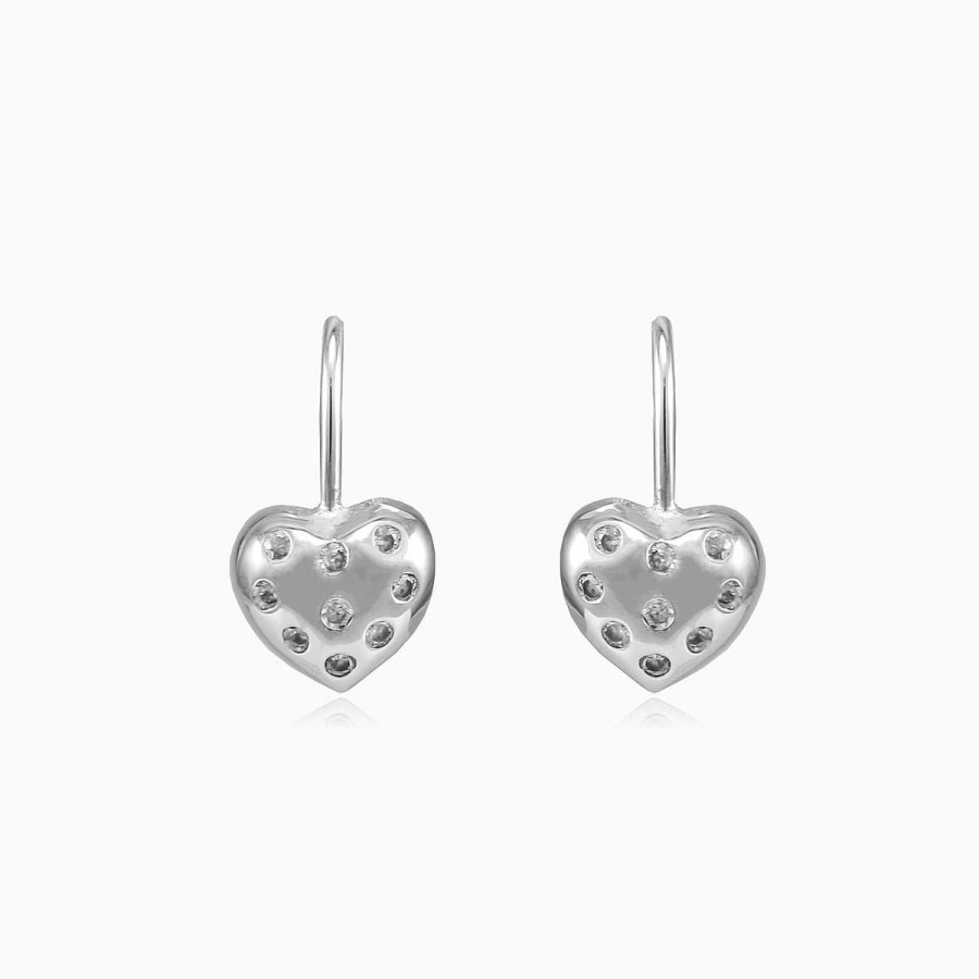 Woman Monte Cristo | Drop Heart Earrings