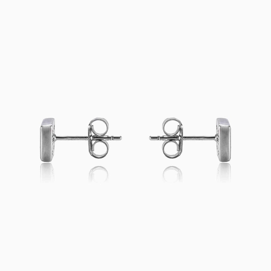 Woman Monte Cristo | Square Button Earrings