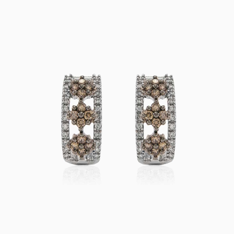 Woman Monte Cristo | Champagne Diamond Earrings