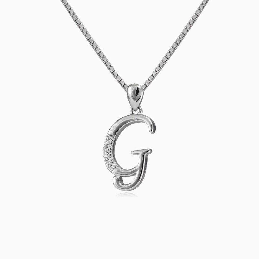 Woman Monte Cristo | Letter G Pendant