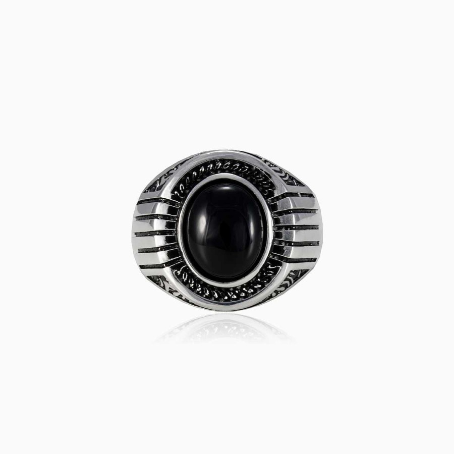 Man Monte Cristo | Onyx Eye Ring