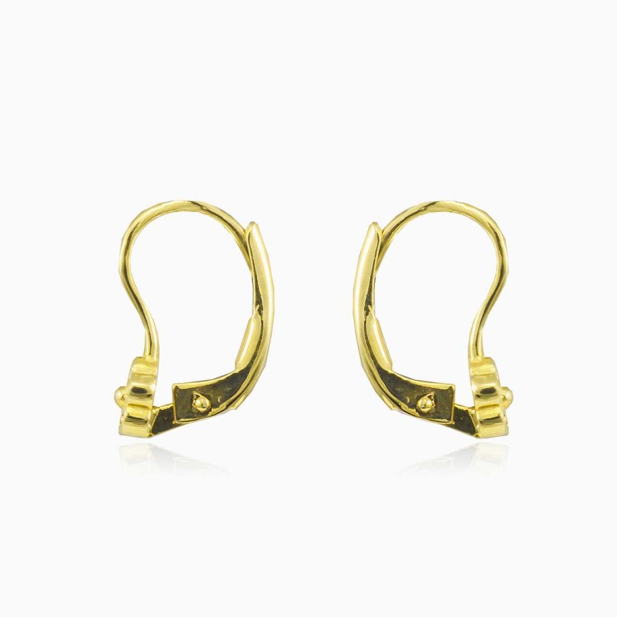 Woman Monte Cristo | Petite Gold Flower Earrings