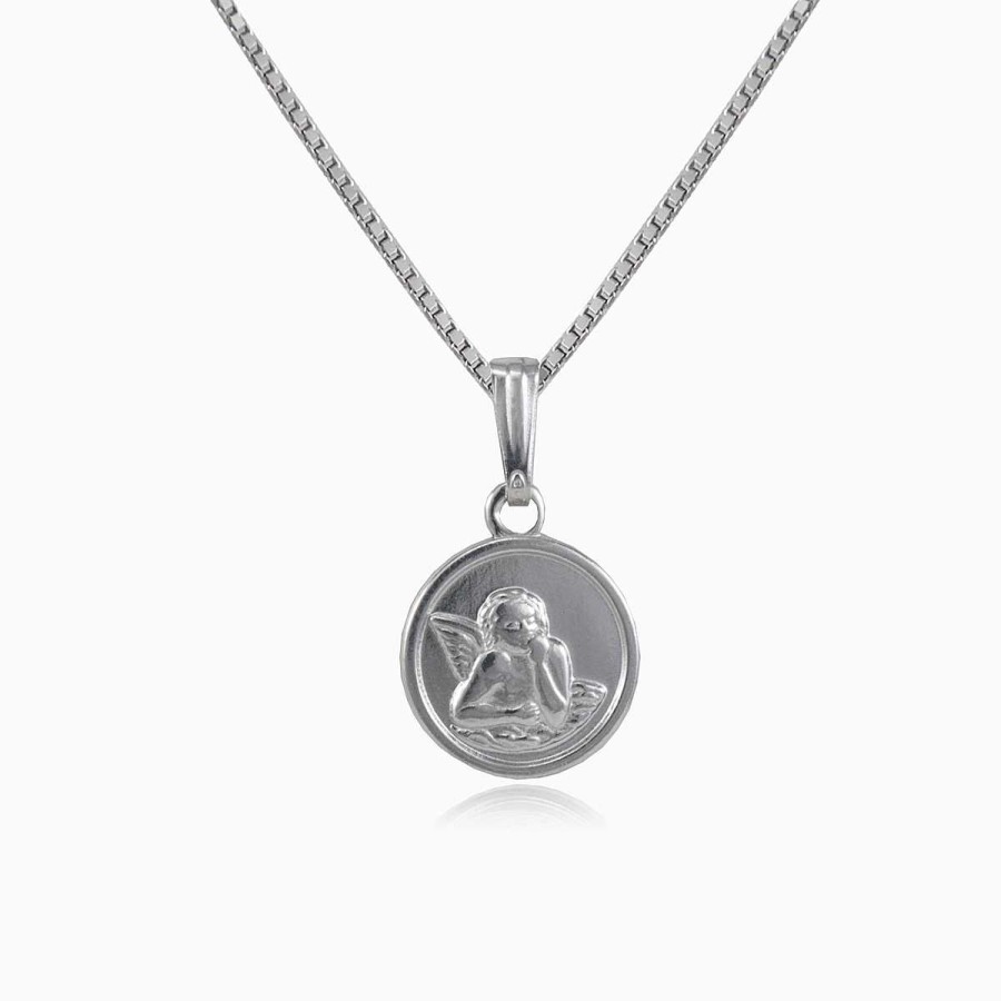 Woman Monte Cristo | Silver Angel Pendant