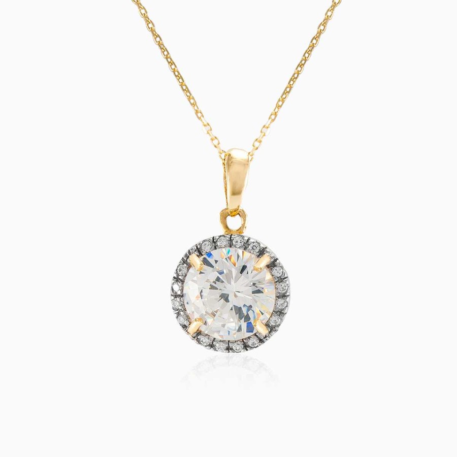 Woman Monte Cristo | Halo Crystal Pendant