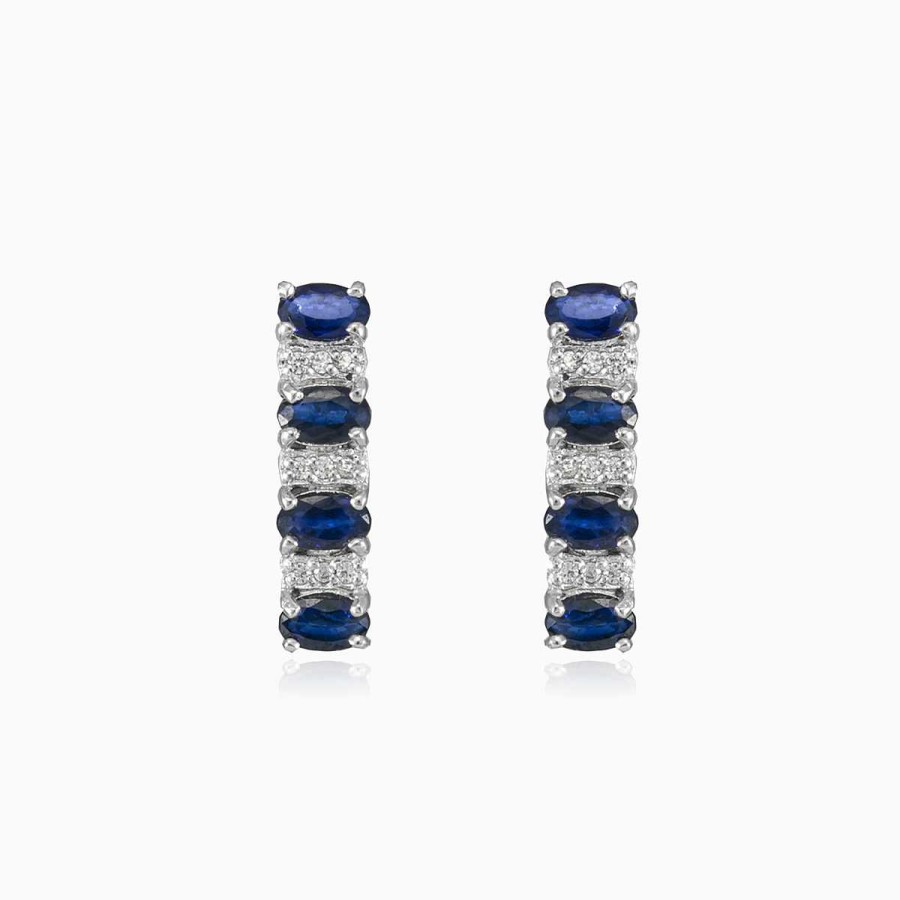 Woman Monte Cristo | Four Sapphire Earrings