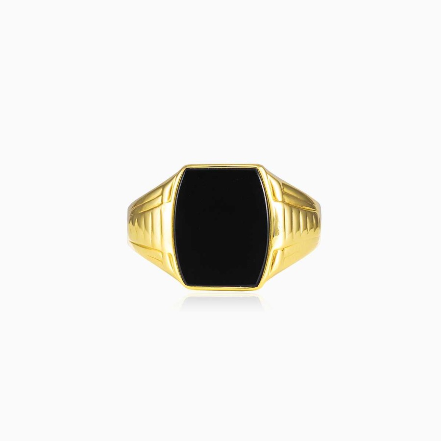 Woman Monte Cristo | Detailed Gold Ring