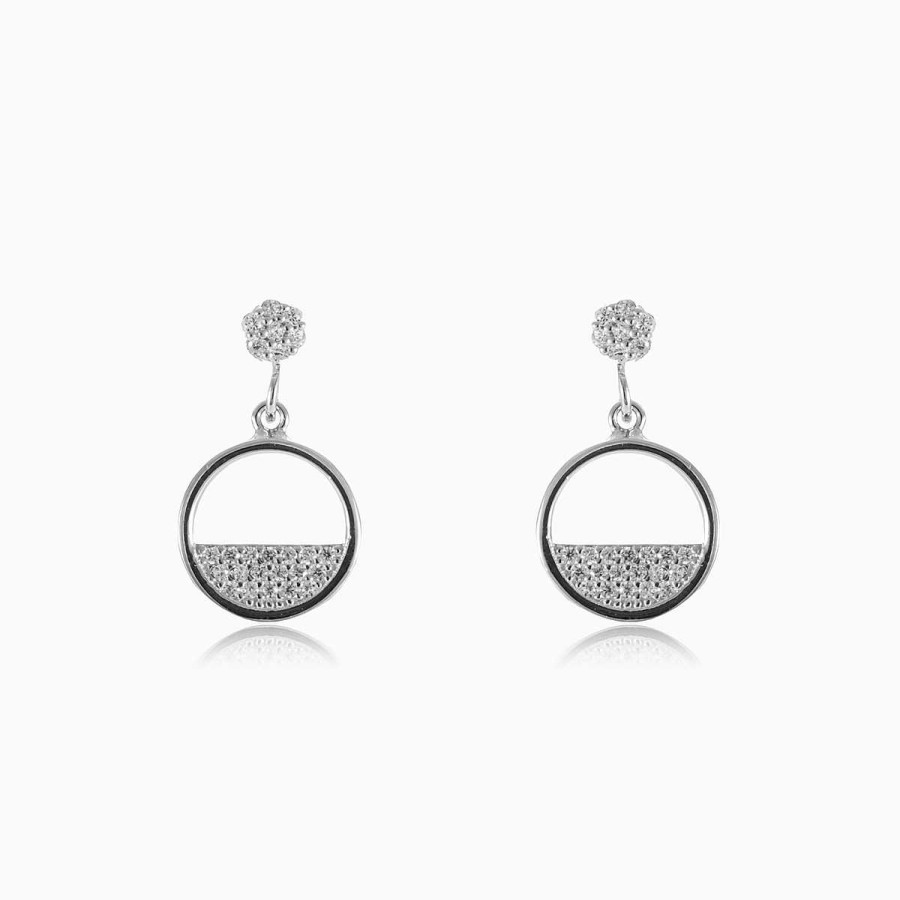 Woman Monte Cristo | Crystals In Circle Earrings