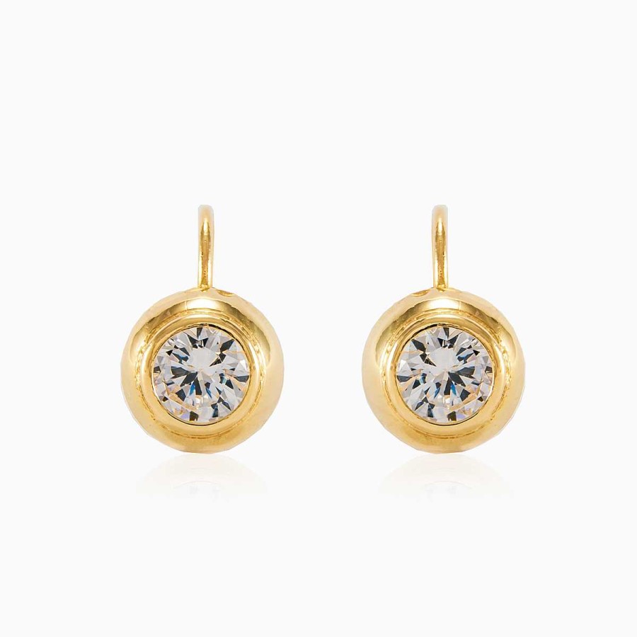 Woman Monte Cristo | Classic Bezel Earrings