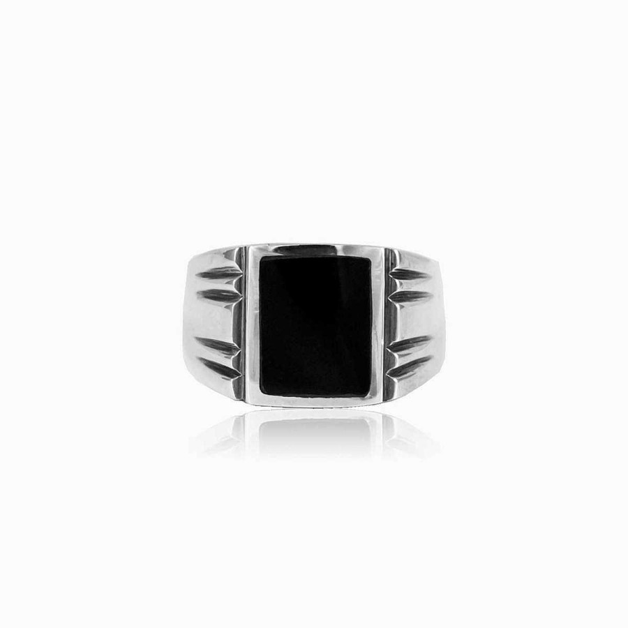 Man Monte Cristo | Deep Onyx Ring