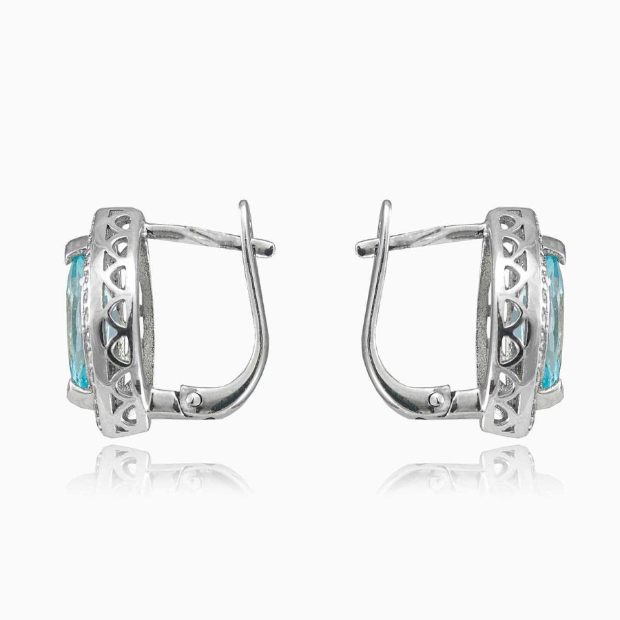 Woman Monte Cristo | Marquise Topaz Earrings