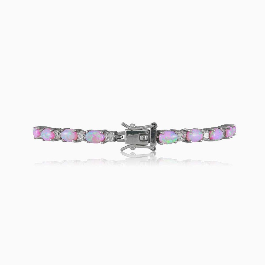 Woman Monte Cristo | Tennis Rose Opal Bracelet