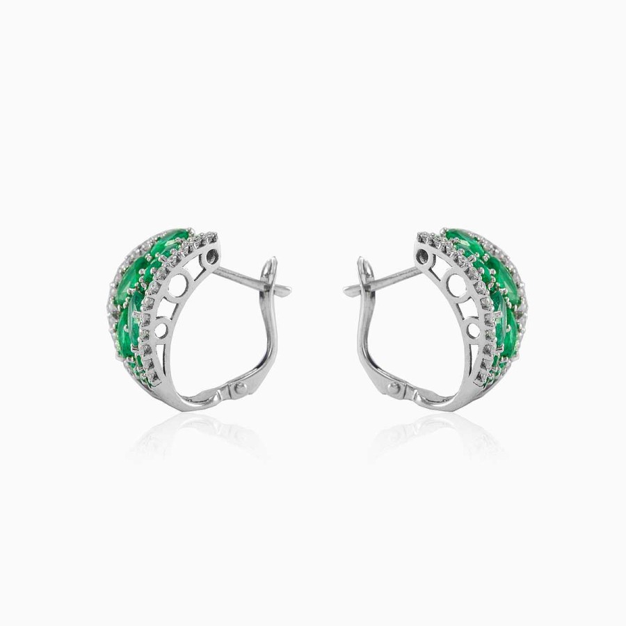 Woman Monte Cristo | Emerald Paradise Earrings