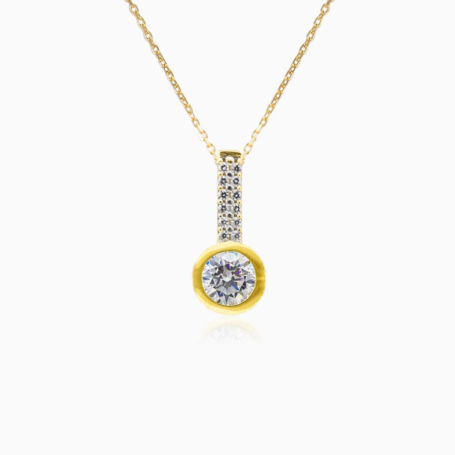 Woman Monte Cristo | Fantas A Yellow Gold Pendant