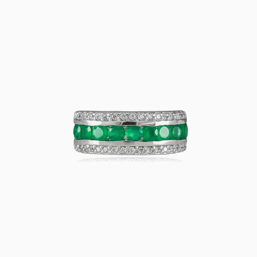 Woman Monte Cristo | Channel Jade Ring