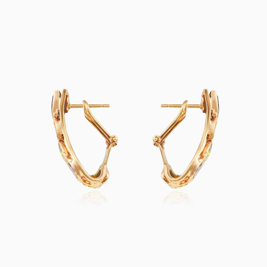 Woman Monte Cristo | Mosaico Snake Gold Earrings