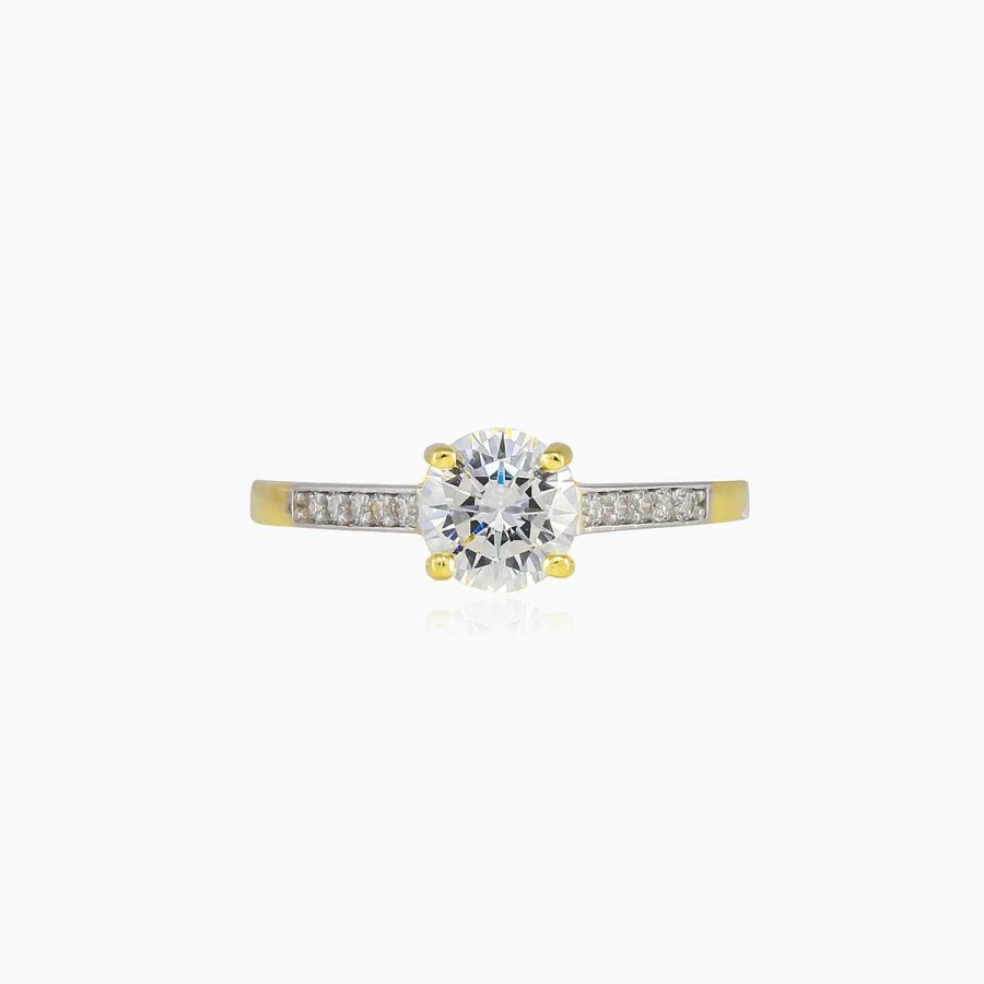 Woman Monte Cristo | Classic Accent Gold Ring