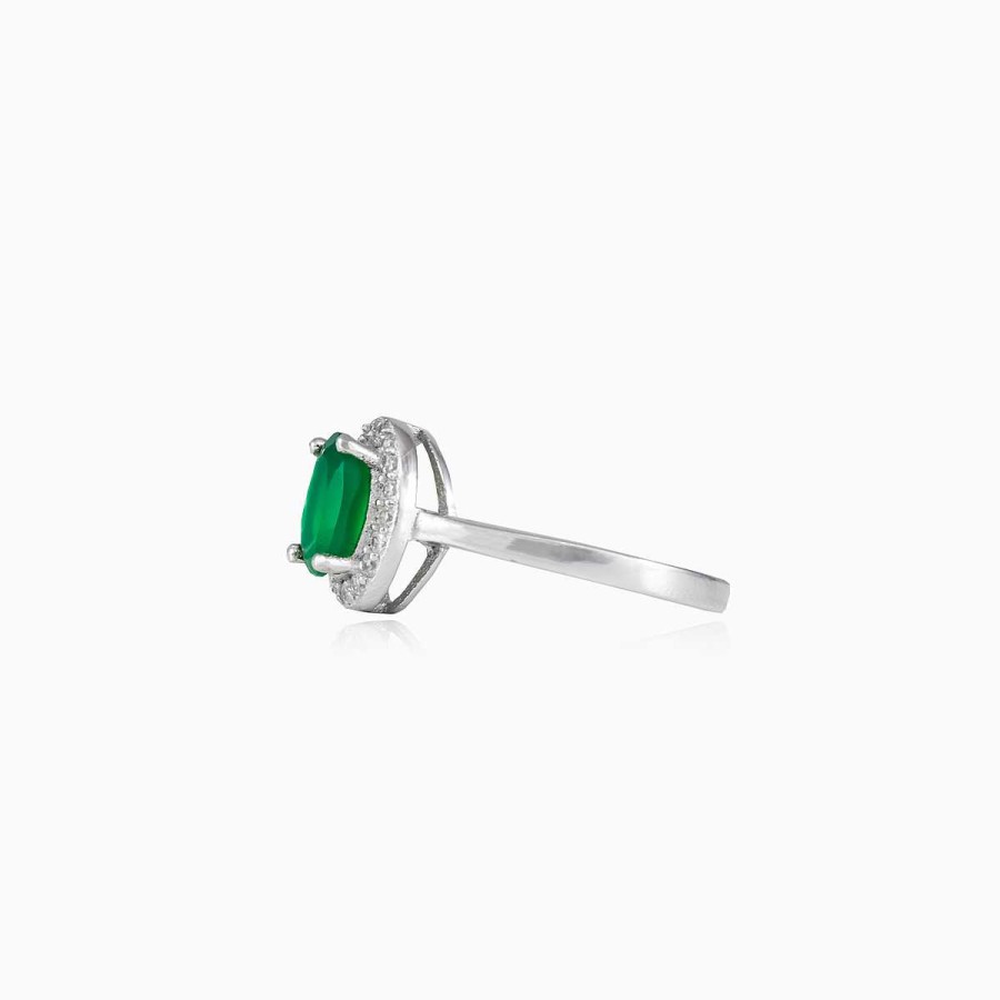 Woman Monte Cristo | Soft Green Quartz Ring