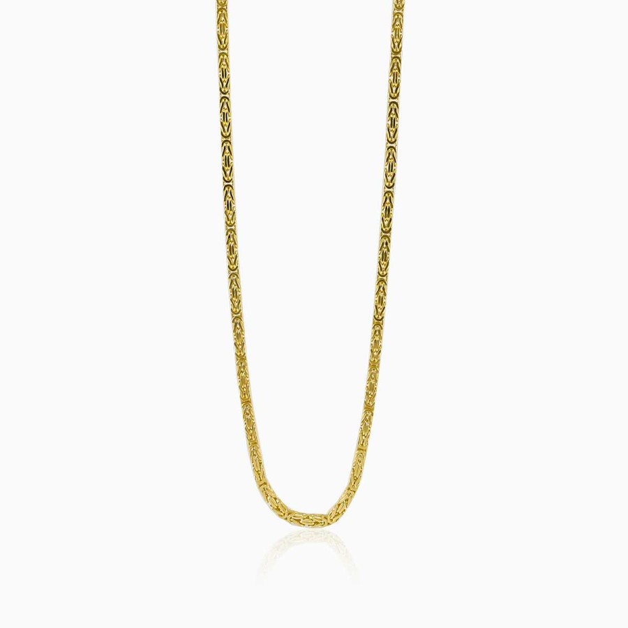 Man Monte Cristo | Gold Byzantine Chain