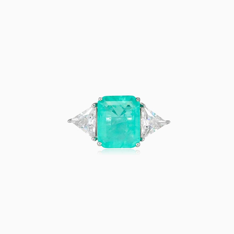 Woman Monte Cristo | Lagoon Crystal Ring