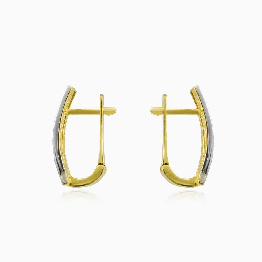 Woman Monte Cristo | Cubic Gold Earrings